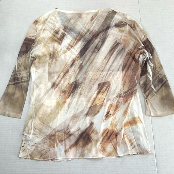 Coldwater Creek Long Sleeve Layered Top, M (10/12) - Picture 3 of 9